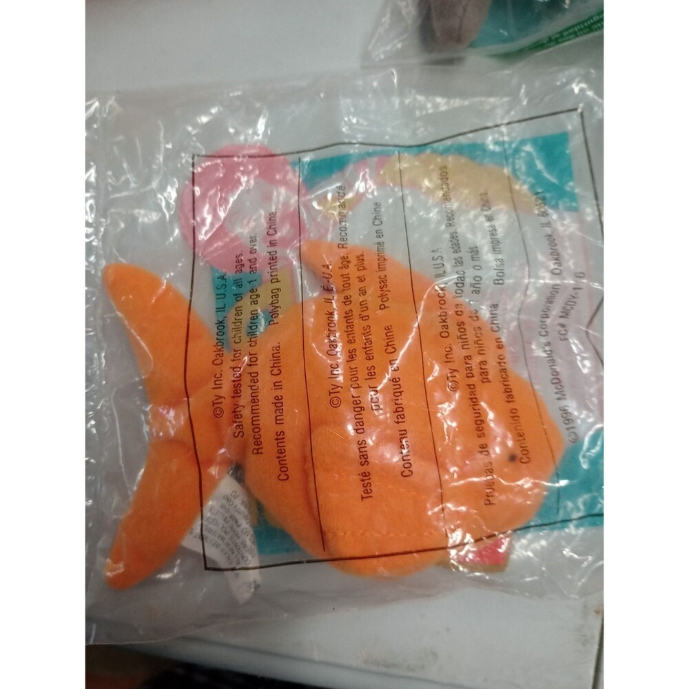 Goldie the Goldfish Ty Beanie Babies McDonalds Toy #5